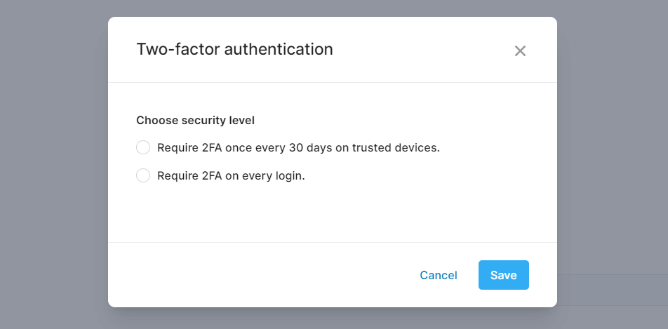 How do I set up 2FA?